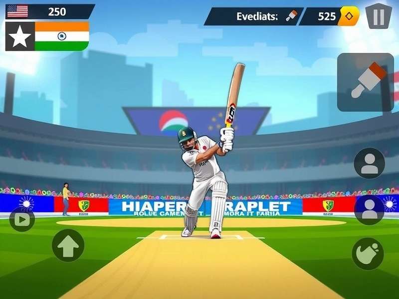 Cricket Heroes India gameplay screenshot